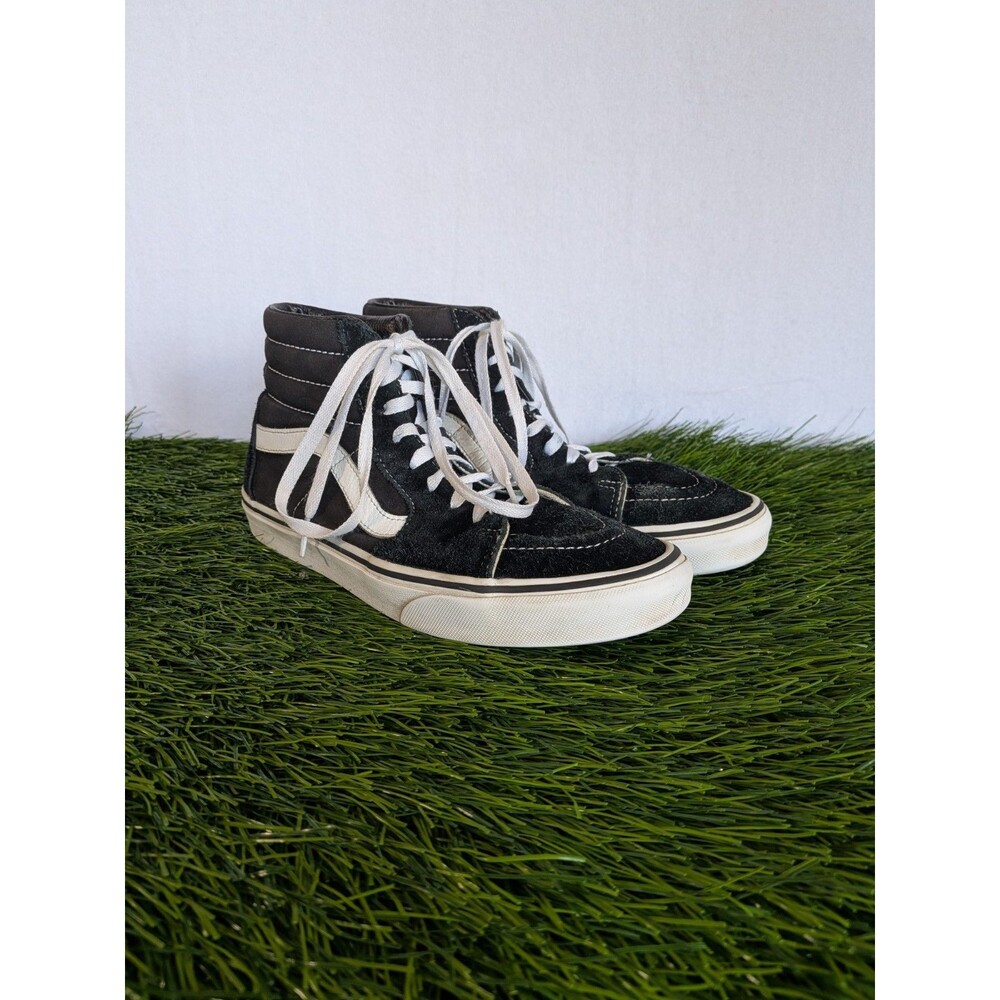 Vans Sk8-Hi Black White Unisex Skate Shoes Men's Size 8 / Women's 9.5 High Top
